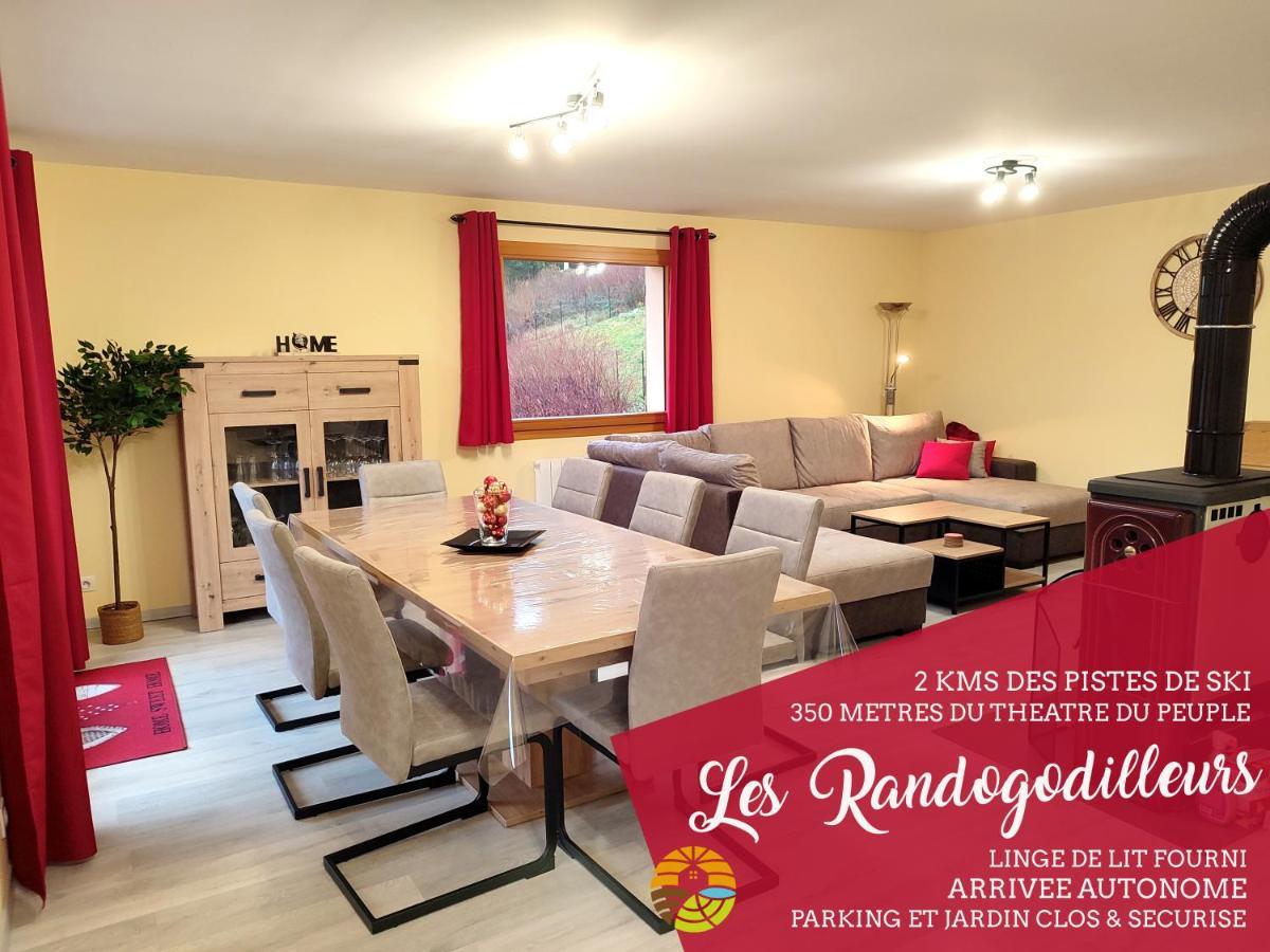 Les Randogodilleurs Avec Jacuzzi A 2Kms Des Pistes Et 350M Du Theatre Du Peuple ! Villa Bussang Eksteriør billede